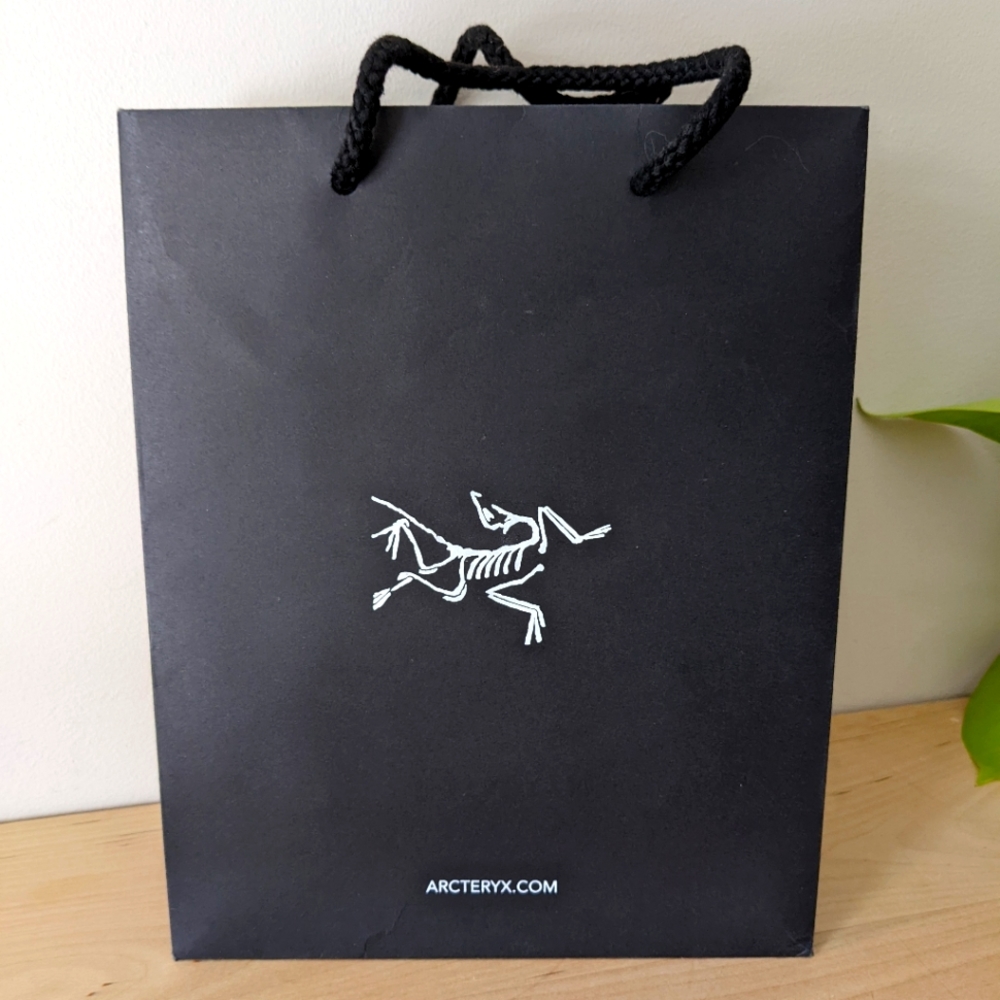 Arc'teryx paper shopping bag